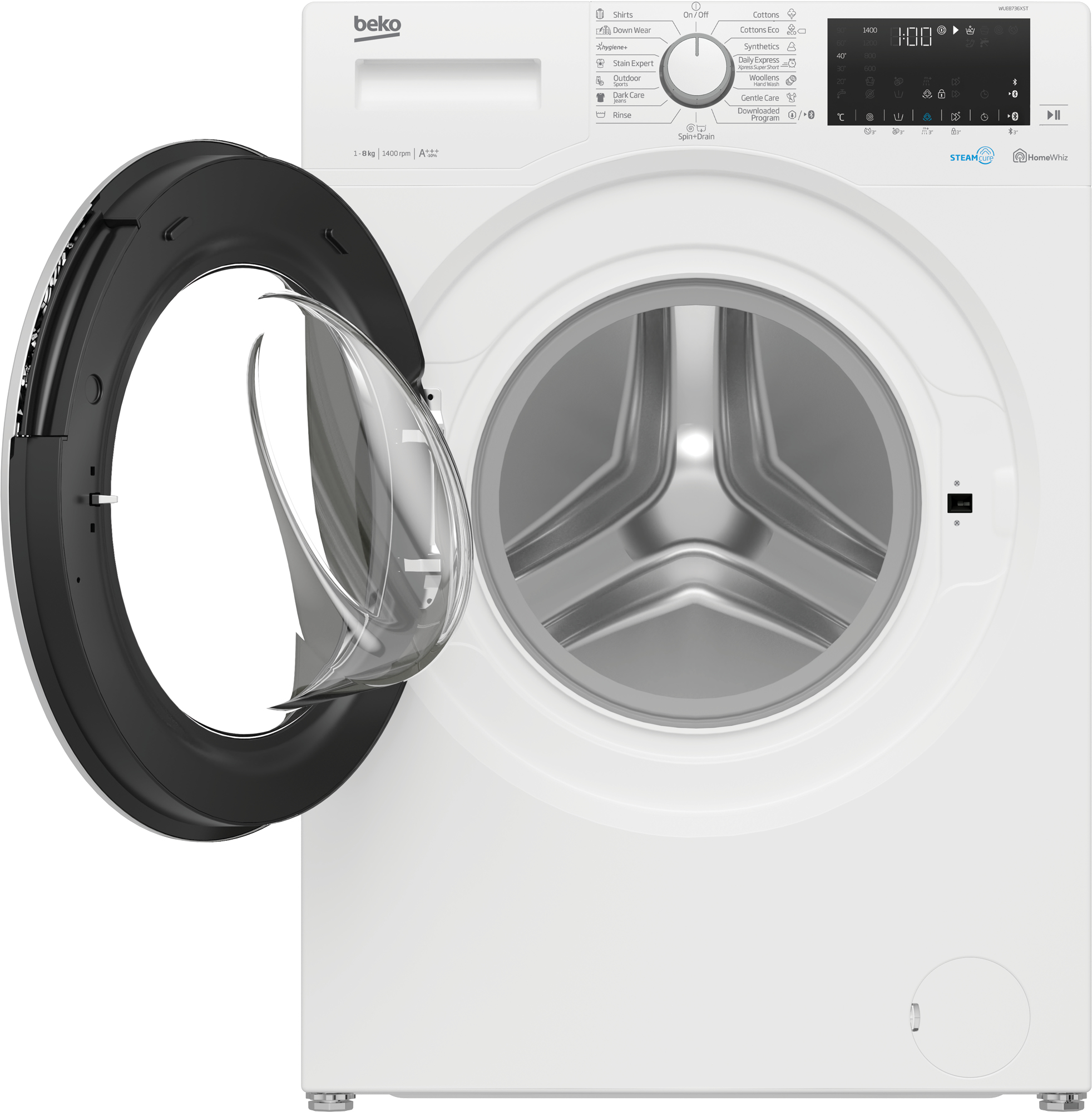 Beko WUE8736XST washing machine Front-load – image 3