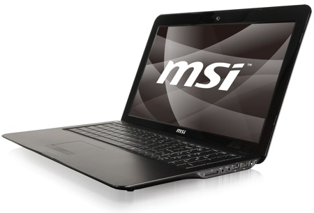 MSI X-Slim Series X600-055UK laptop Intel® Core™2 Duo SU9600 – image 1
