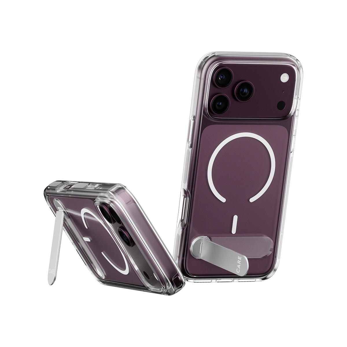PanzerGlass CARE™ by PanzerGlass® Kickstand Case Transparent w. White MagSafe iPhone 18 Pro Max | 17 Pro Max – image 5