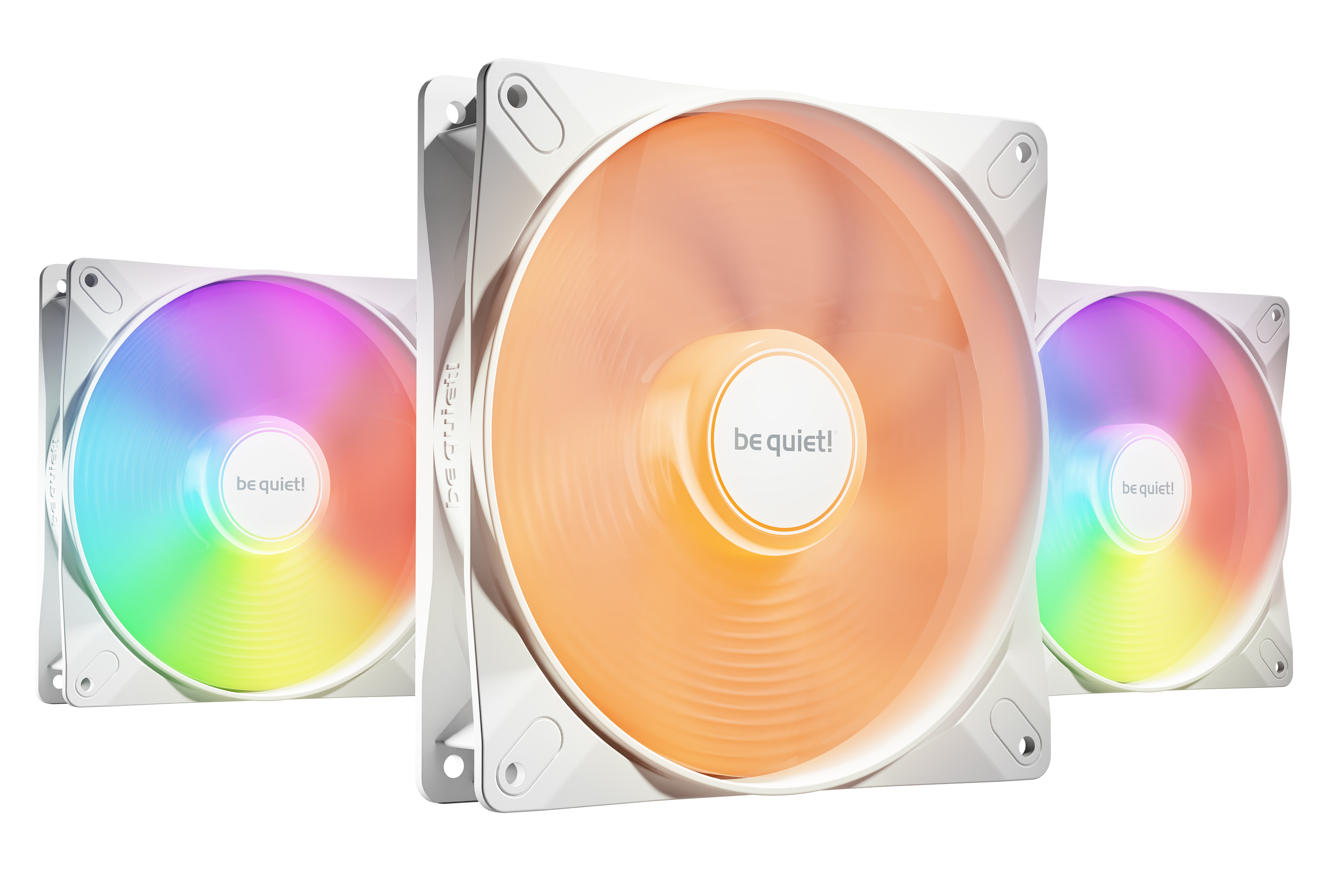 be quiet LIGHT WINGS LX 140mm PWM 3-Pack White Case per computer Ventilatore 14 cm Bianco 3 pz
