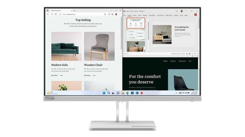 Lenovo L27e-40 Monitor – image 3