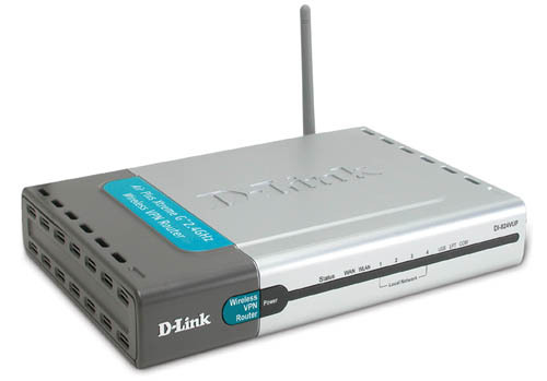 D-Link Router 4xF+ENet Wless 802.11bg VPN RJ45