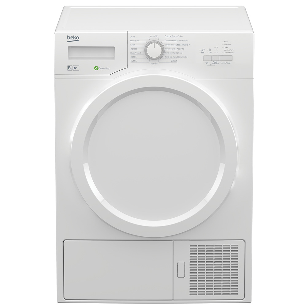 Beko DE8331PA0 tumble dryer Freestanding Front-load