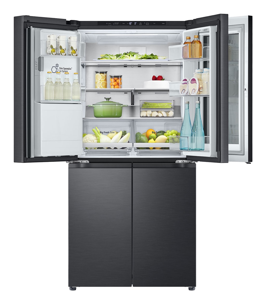 LG GF-V500MBLC side-by-side refrigerator Freestanding – image 4