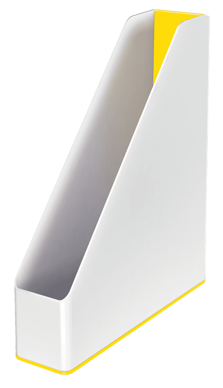 Leitz 53621016 caja archivador Blanco, Amarillo Plástico
