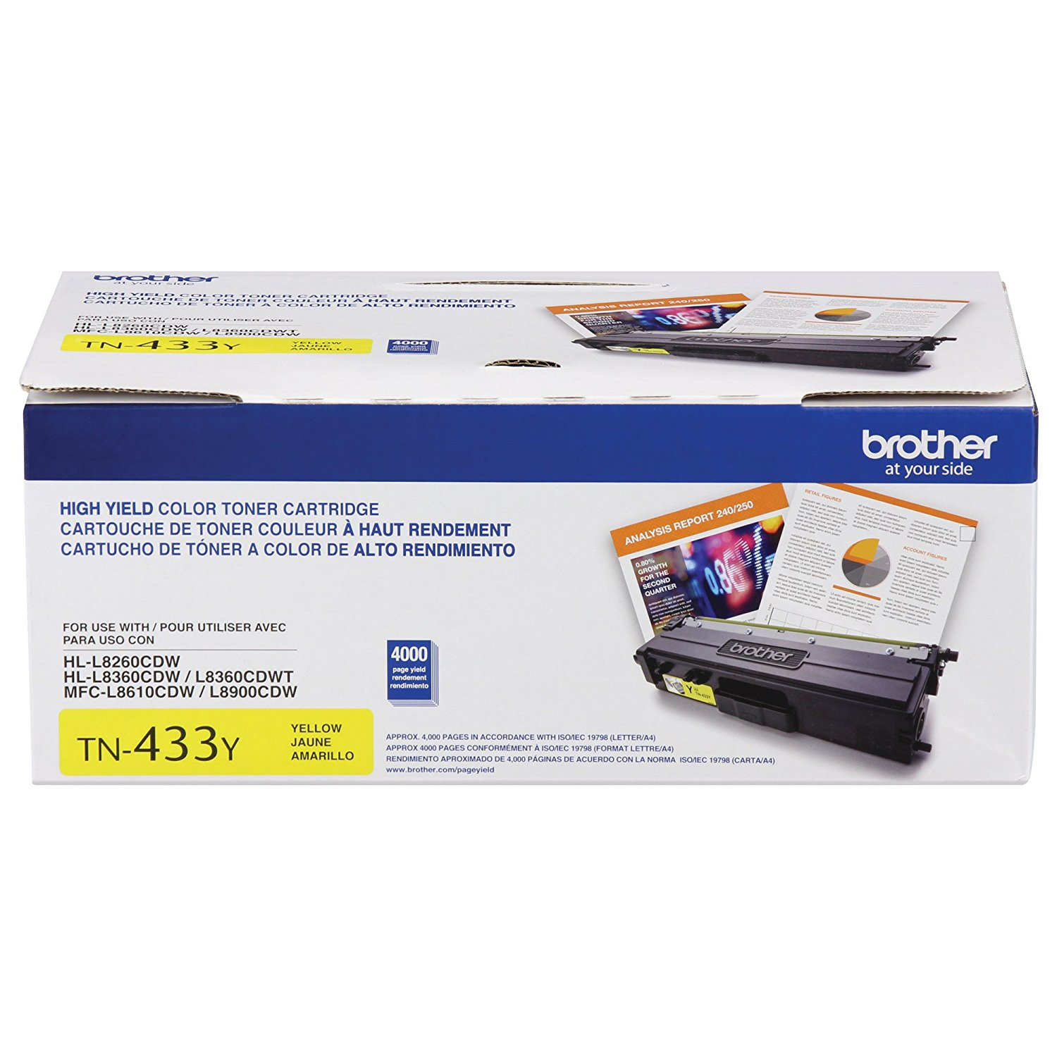 Brother TN-433Y toner cartridge 1 pc(s) Original Yellow – image 5