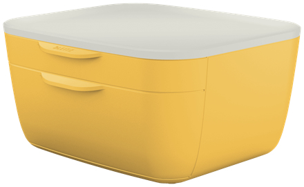 Leitz 53570019 organizador para cajón de escritorio Poliestireno (PS) Blanco, Amarillo