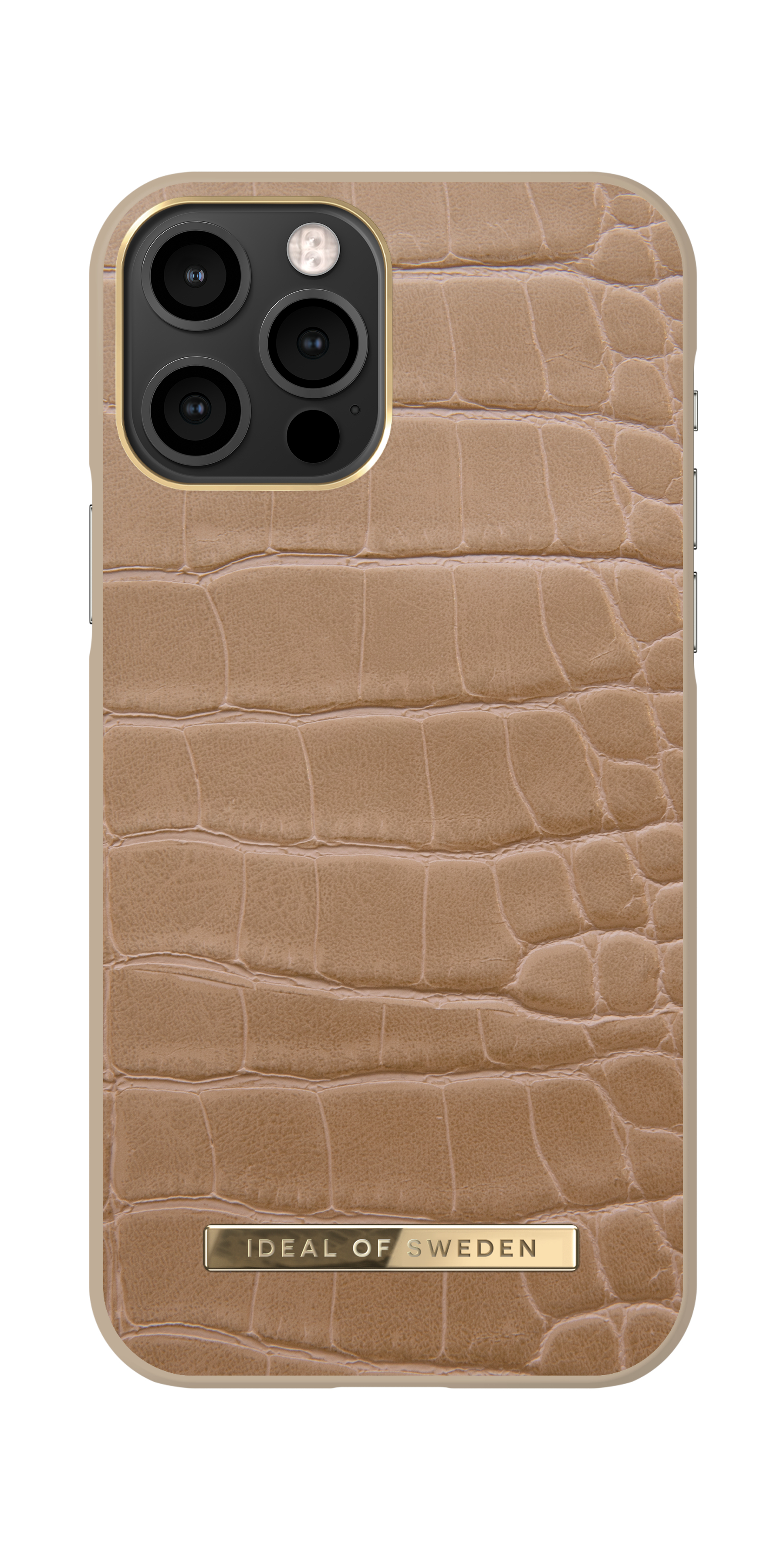 iDeal of Sweden Atelier Case iPhone 12 / 12 Pro Camel Croco – image 1