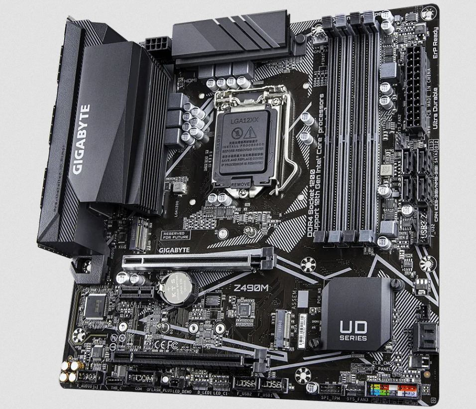 GIGABYTE Z490M motherboard Intel Z490 LGA 1200 (Socket H5) micro ATX – image 5