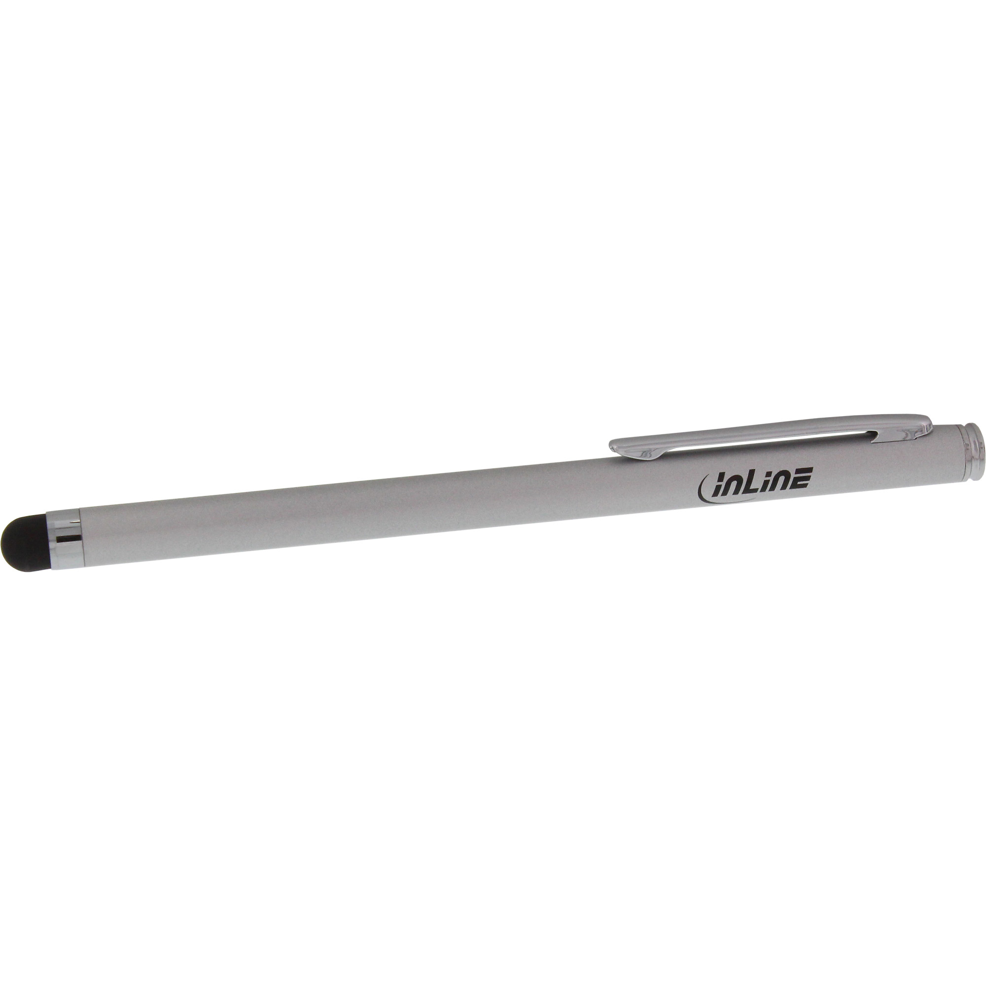 InLine Stylus, Pen for Touchscreens of Smartphone & Tablet, silver – image 1