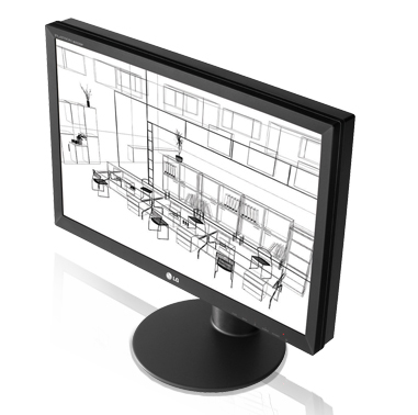LG W2220P-BF computer monitor – image 2