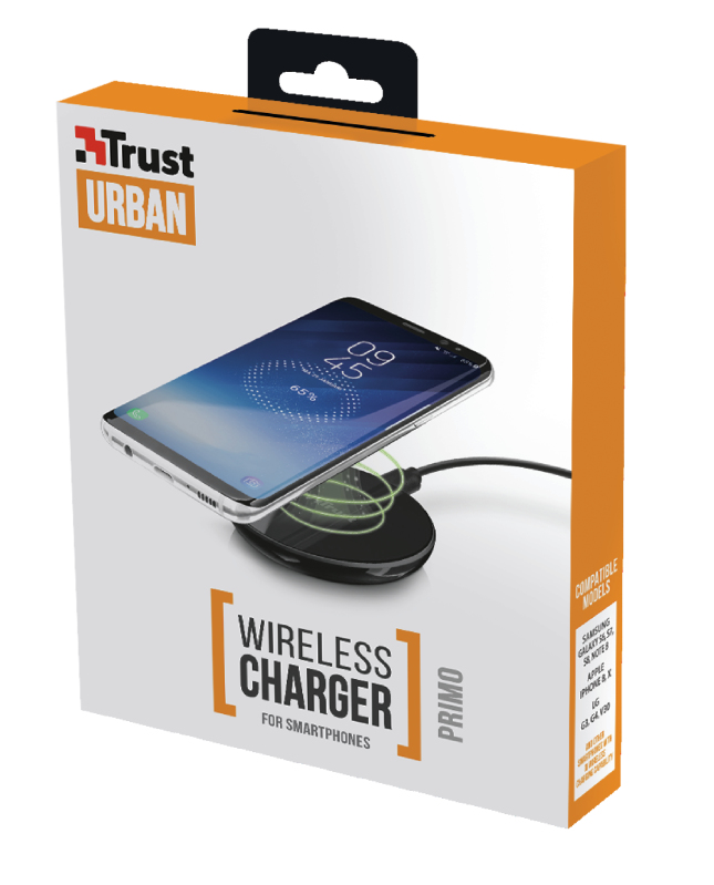 Trust Primo Smartphone Black USB Wireless charging Indoor – image 5
