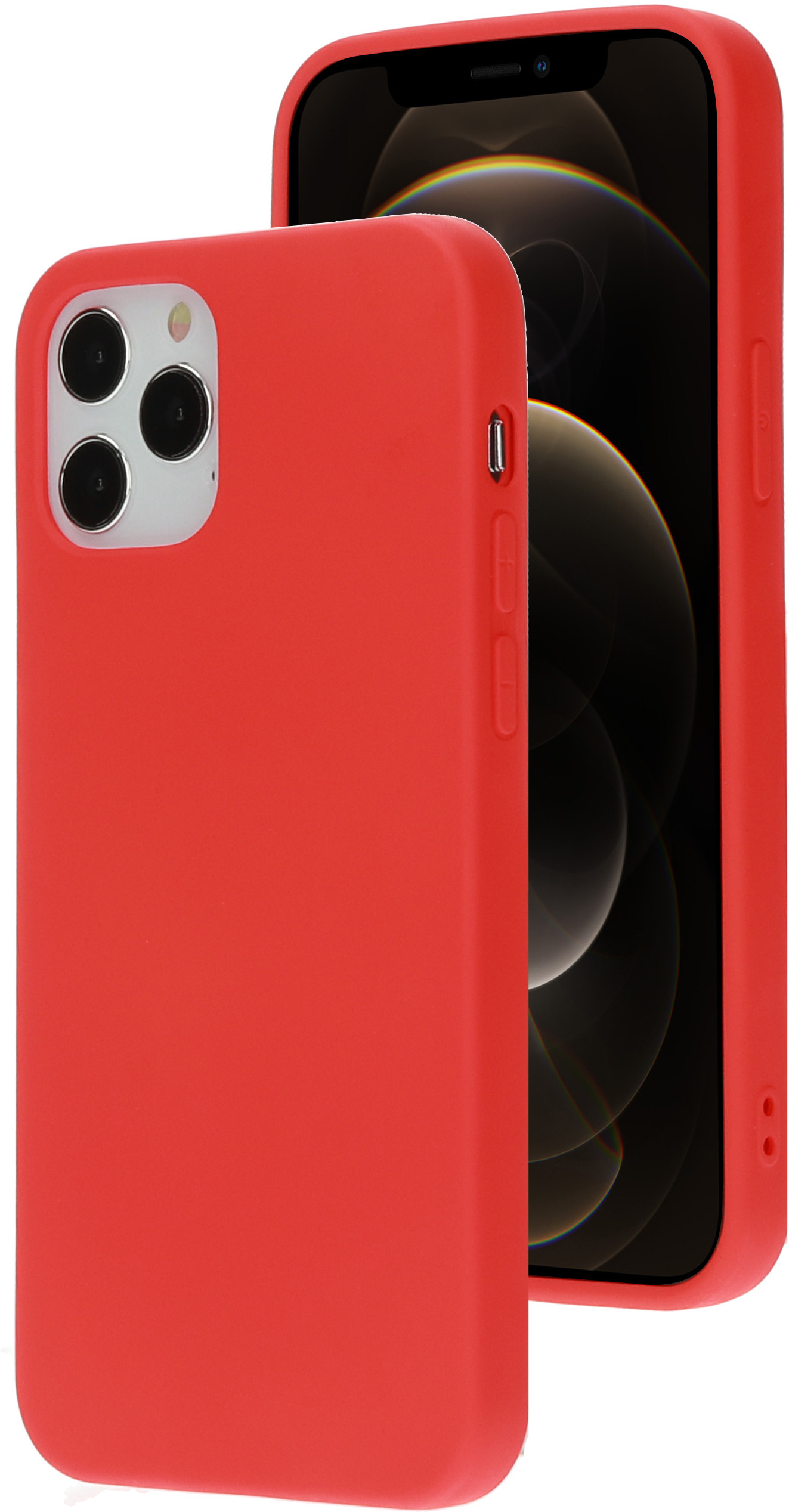 Mobiparts Silicone Cover Apple iPhone 12/12 Pro Scarlet Red – image 2