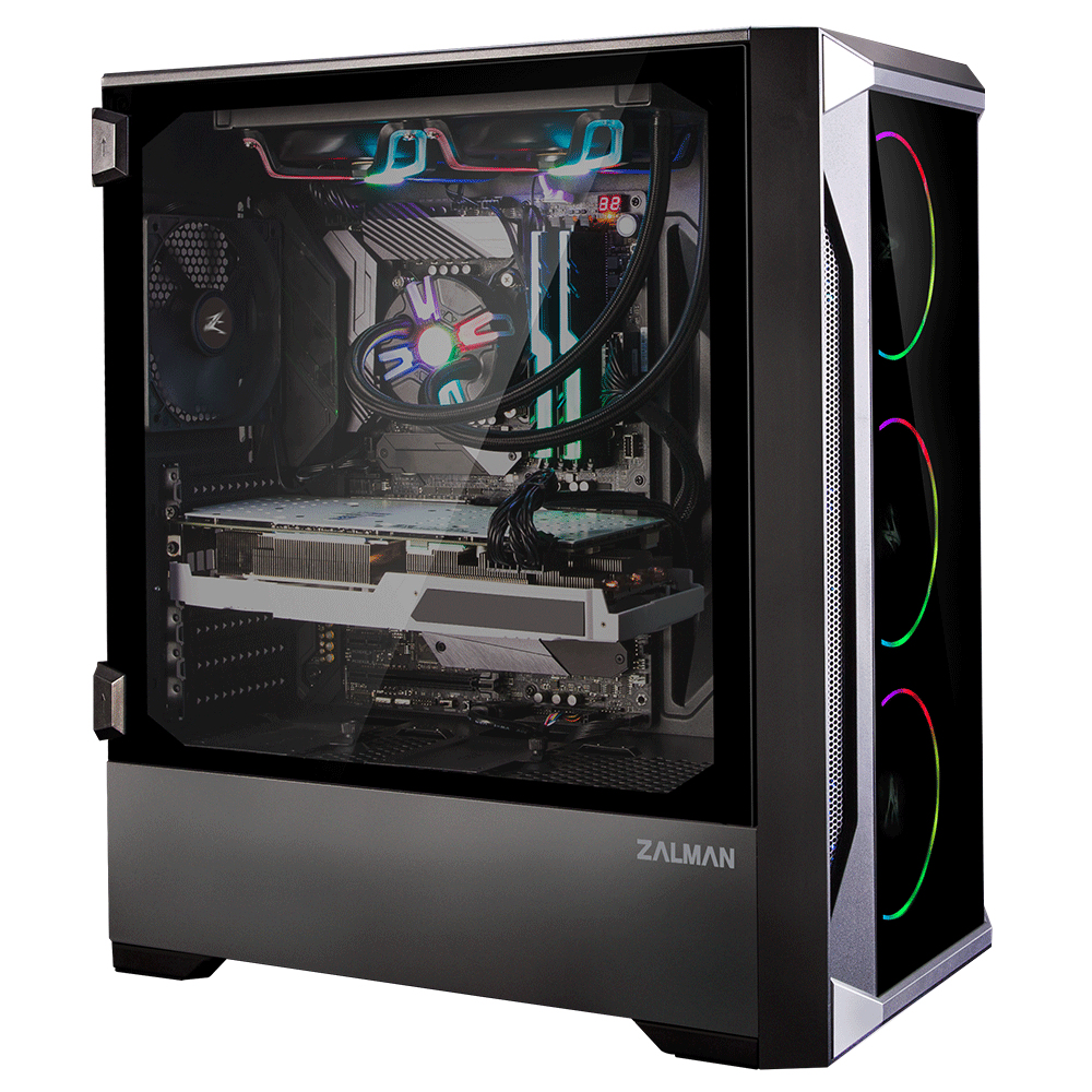 Zalman Z8 TG ATX Mid Tower PC Case, ARGB fan x3, T/G – image 5