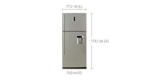Samsung RT63PBPN Freestanding Platinum, Stainless steel – image 5