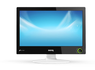 BenQ i91 47 cm (18.5") 1366 x 768 pixels 1 GB DDR3-SDRAM 160 GB AMD Radeon Xpress X1200 White