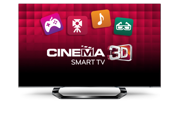 LG 47LM660S TV 119.4 cm (47") Full HD Smart TV Wi-Fi Black