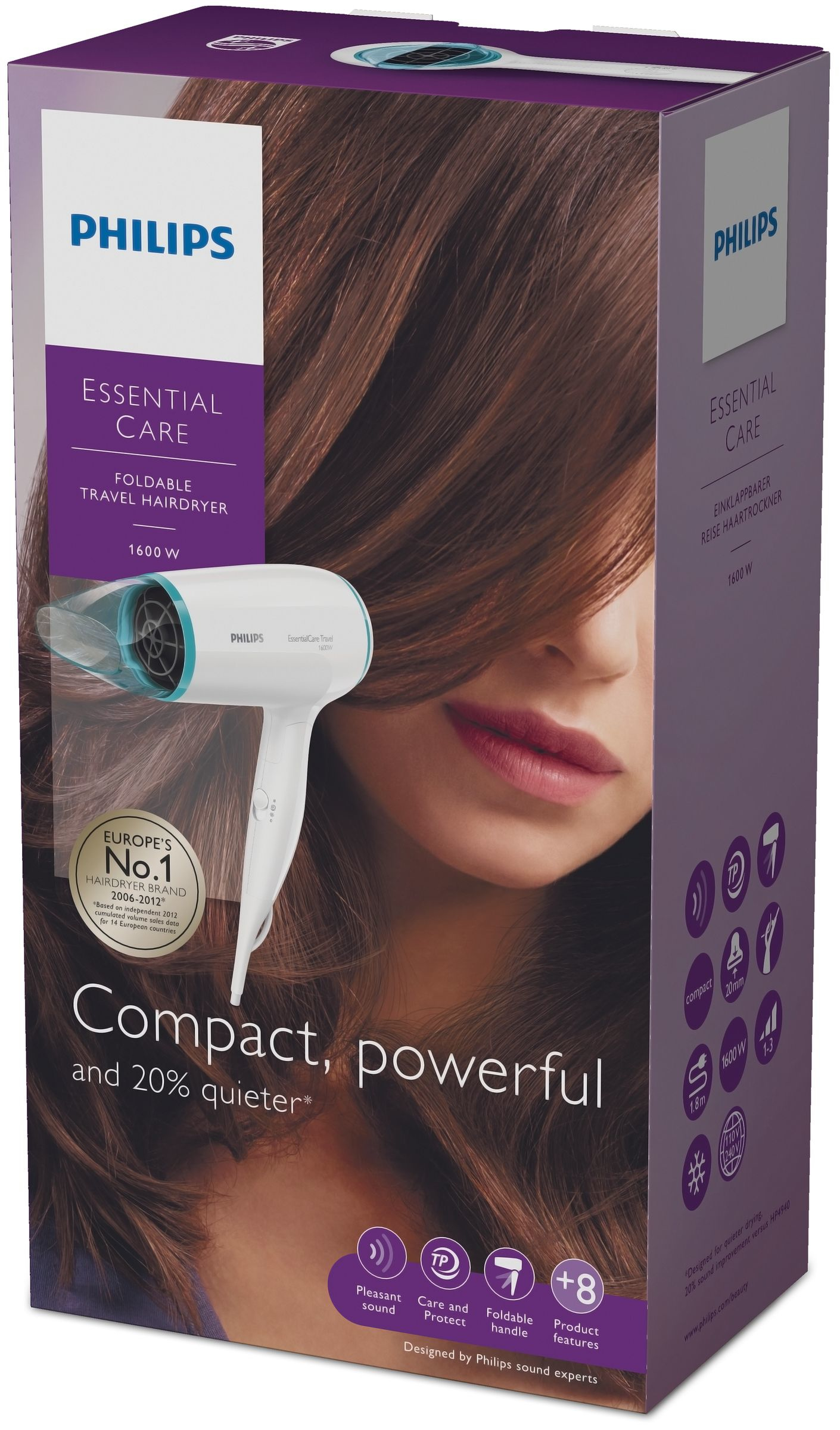 Philips Essential Care Hairdryer BHD006/03 – image 2
