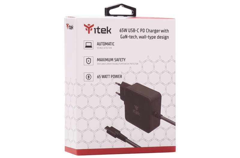 itek ITNBACWB065 mobile device charger Laptop Black AC Fast charging Indoor – image 4