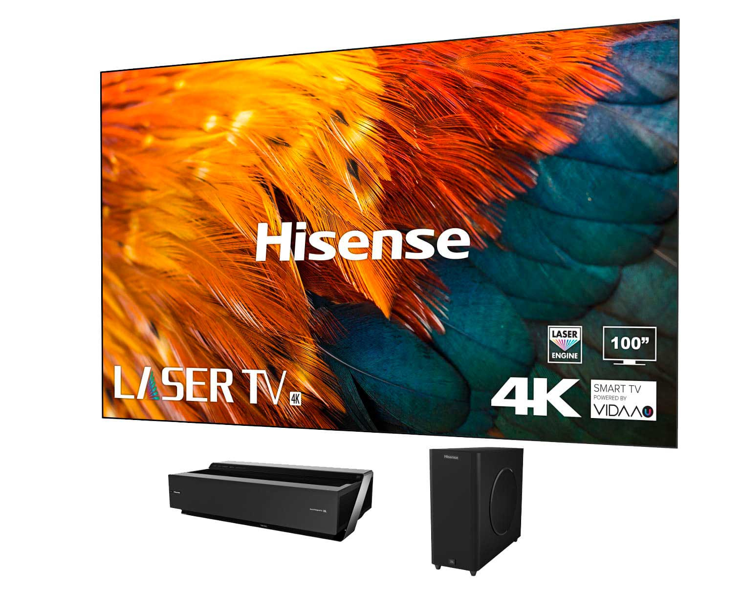 Hisense H100LDA 2.54 m (100") 4K Ultra HD Smart TV Wi-Fi Grey – image 2