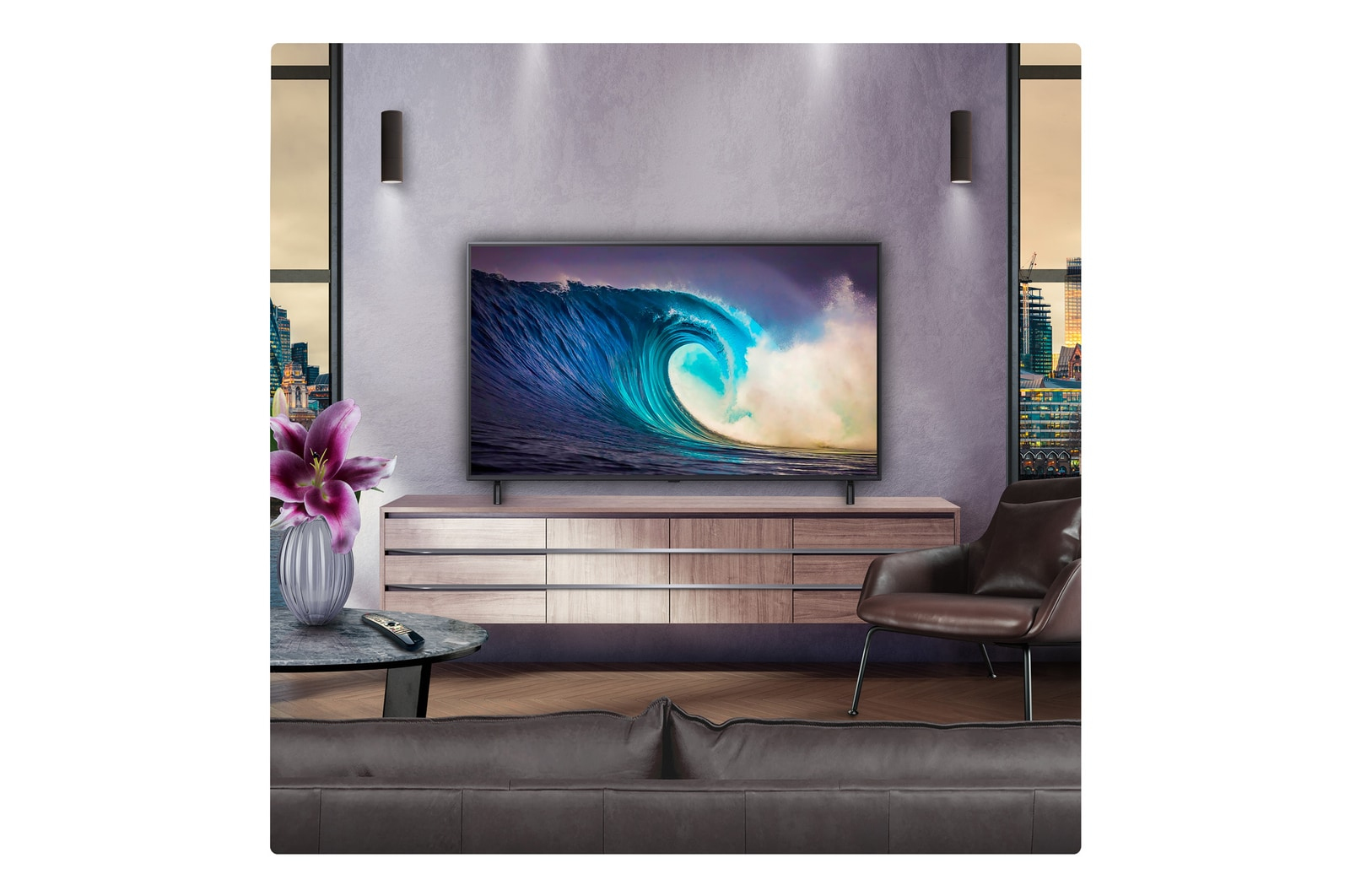TV intelligente LG 55NANO80A6B.AEU 55 4K Ultra HD LED HDR D LED NanoCell TELEVISEUR LED — photo 4