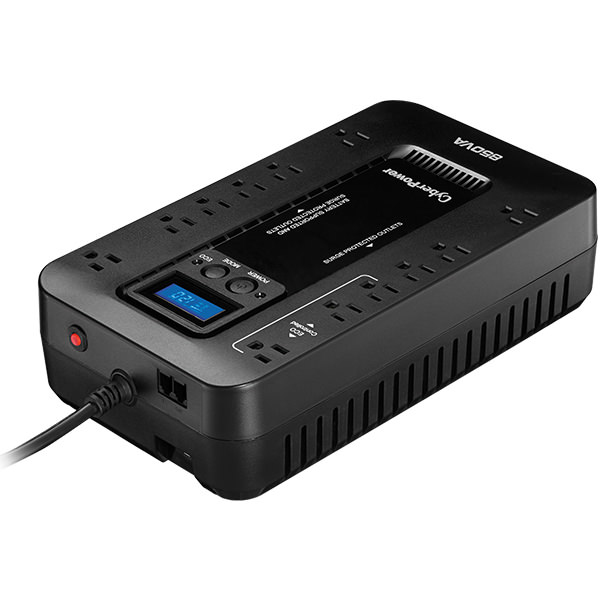 CyberPower EC850LCD uninterruptible power supply (UPS) Line-Interactive 0.85 kVA – image 1
