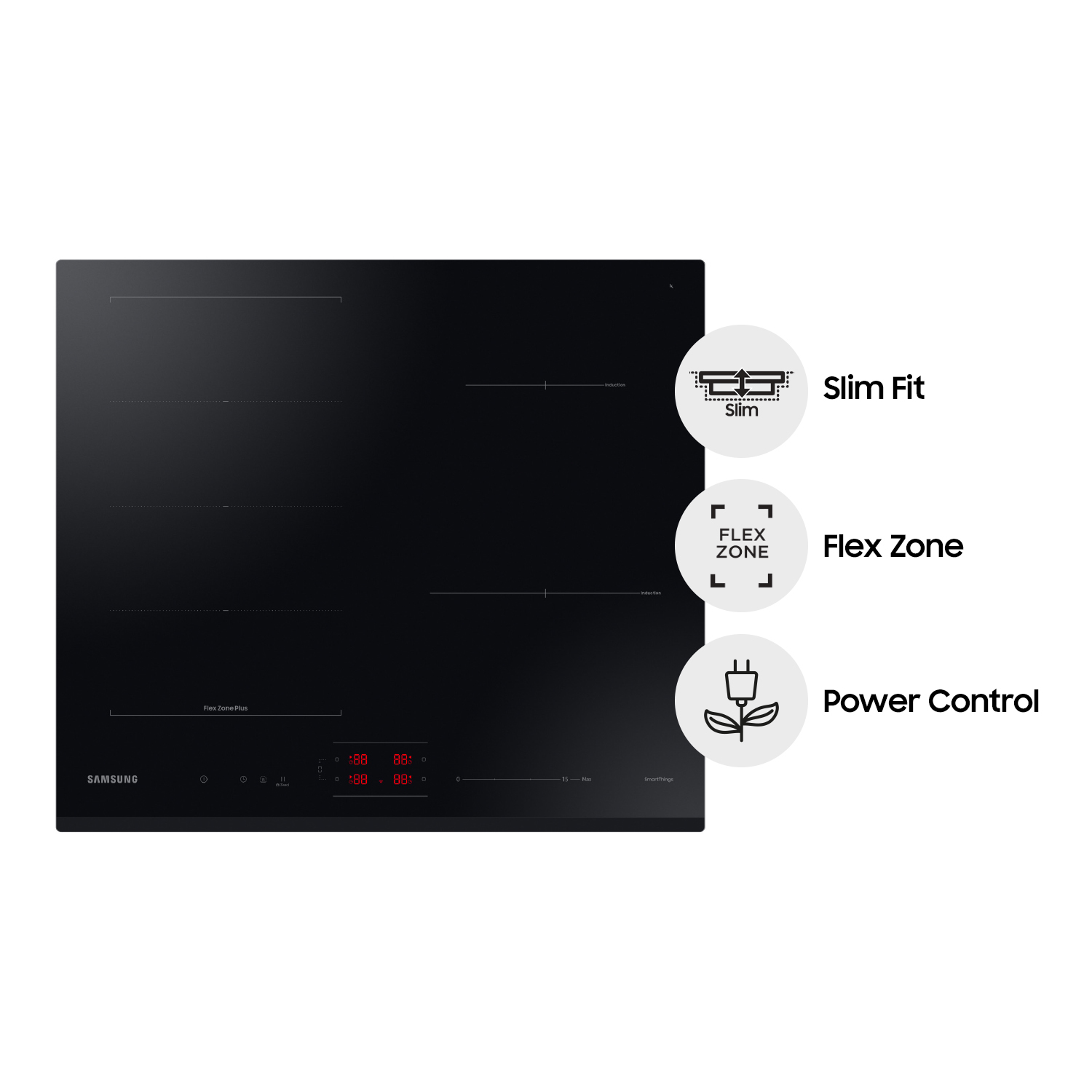 Samsung NZ64B5045GK Black Built-in – image 2