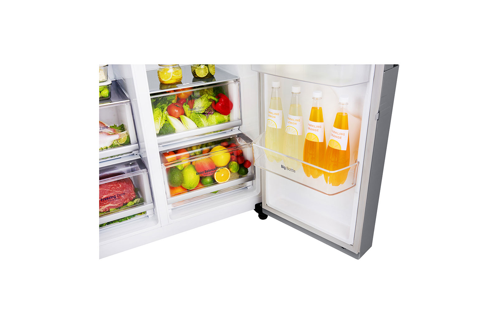 LG GSI960PZAZ side-by-side refrigerator Freestanding – image 8