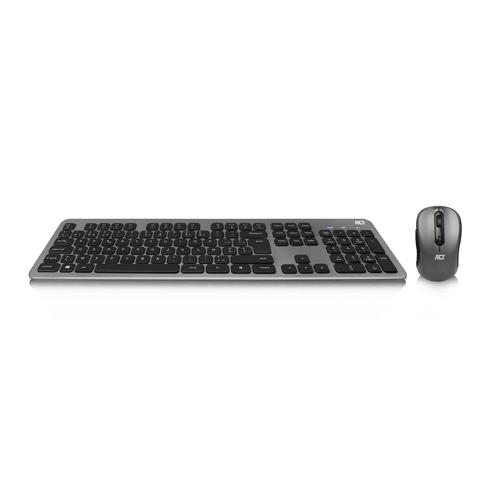 ACT AC5715 keyboard Mouse included Universal RF Wireless AZERTY Belgian Black