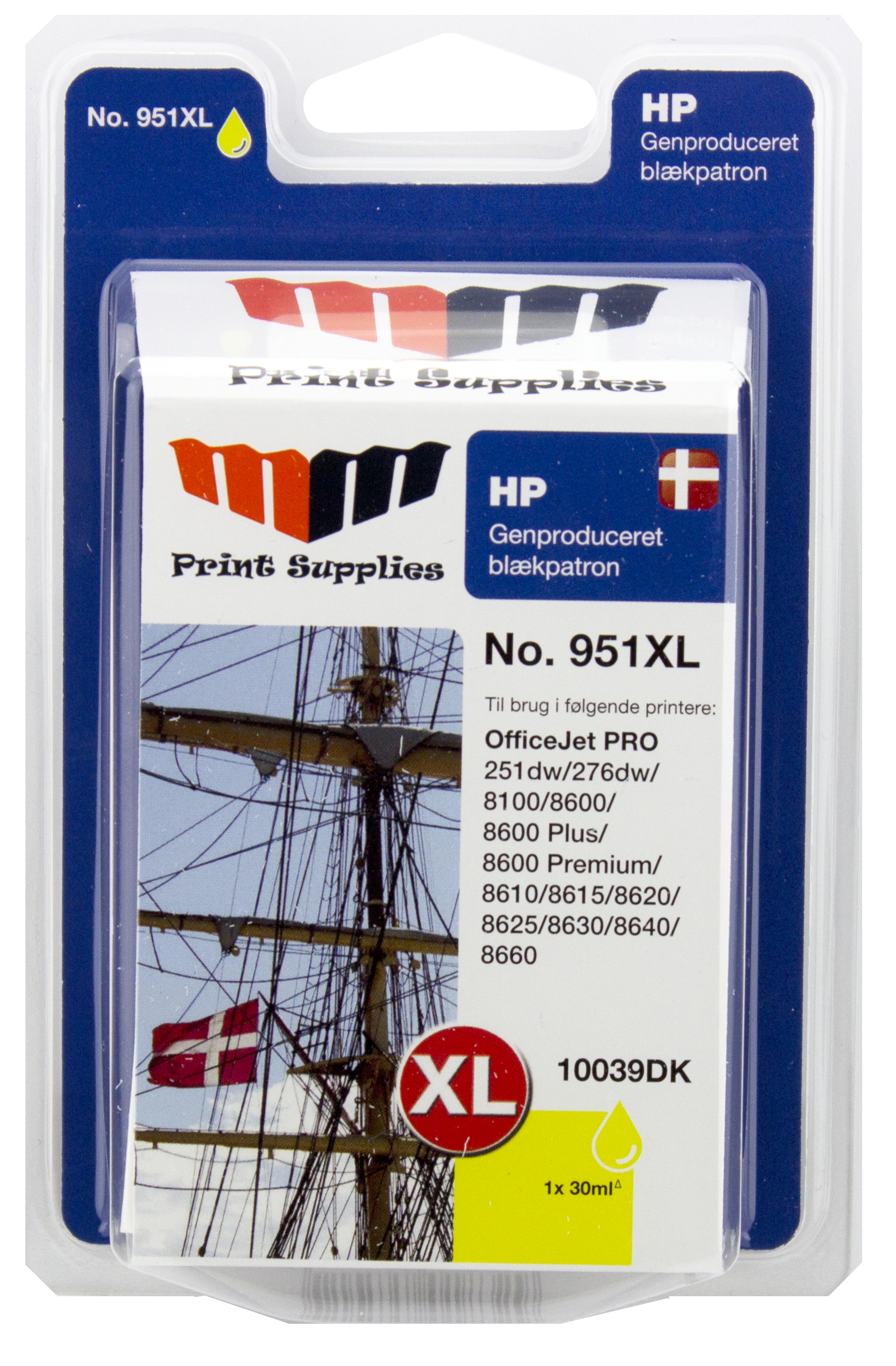 MM Yellow Inkjet Cartridge - Replaces No.951XL (CN048AE)