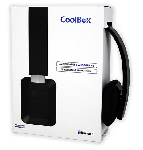 CoolBox H2 Headset Wireless Head-band Calls/Music Bluetooth Black – image 2
