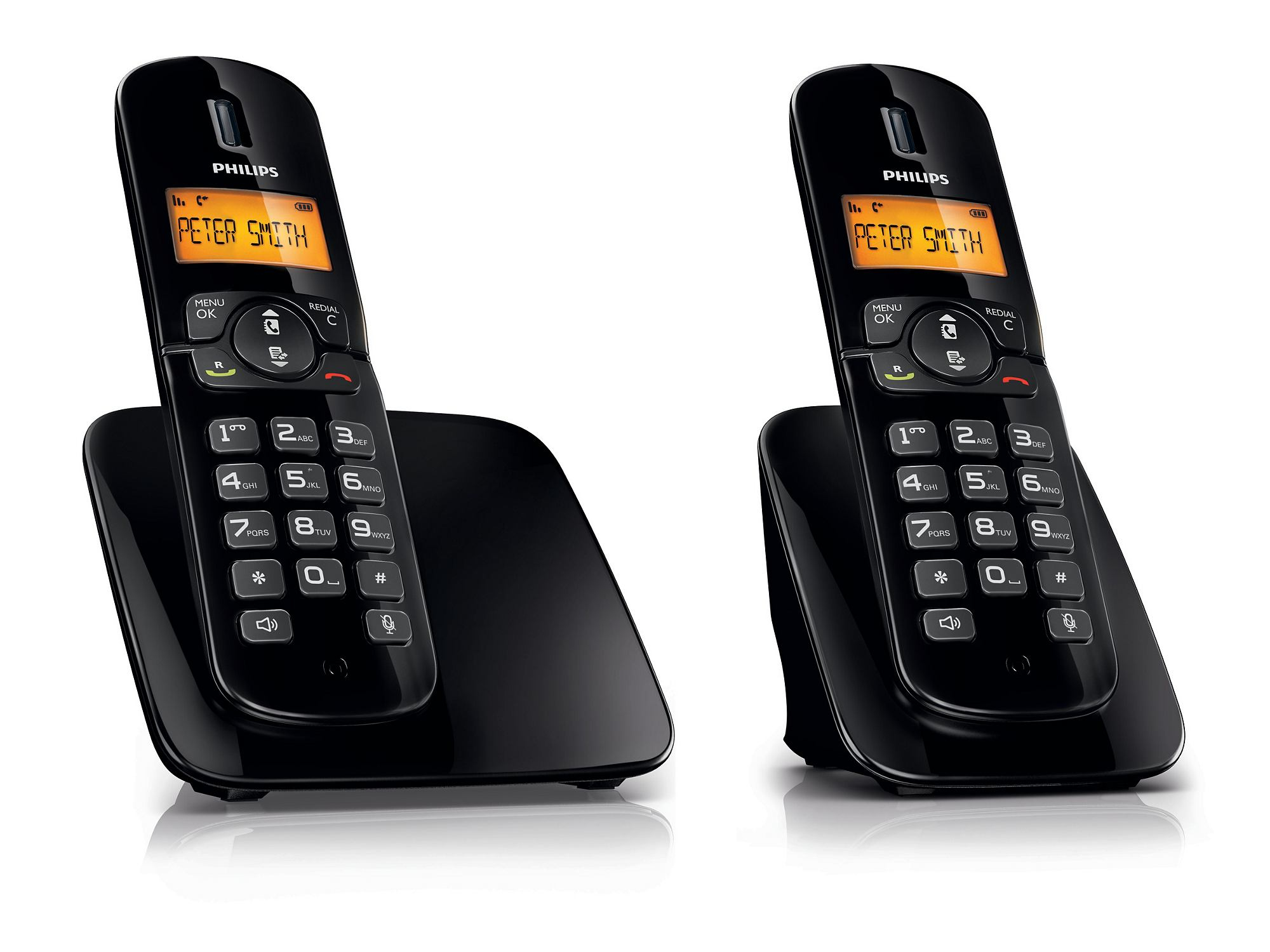 Philips BeNear CD1812B/NL telephone Caller ID Black