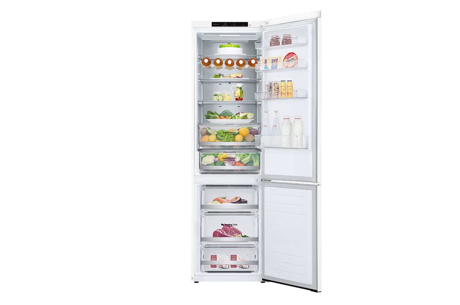 LG GBB72SWVEN fridge-freezer Freestanding – image 2
