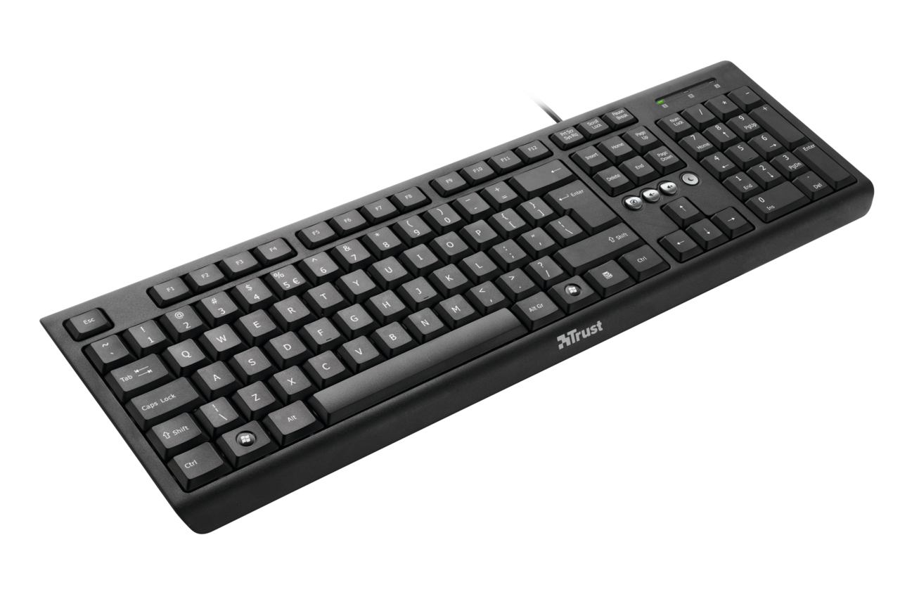 Trust Onyx keyboard USB QWERTY Black