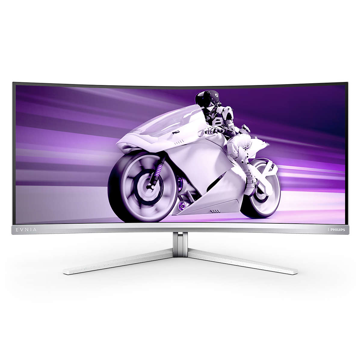 Philips 34M2C8600/00 platta pc-skärmar 86,4 cm (34') 3440 x 1440 pixlar Wide Quad HD OLED Vit