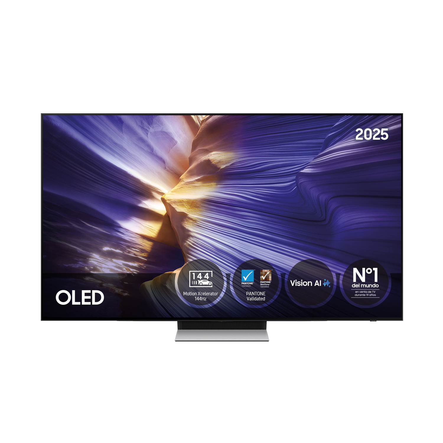 TV Samsung OLED TQ83S91FAEXXC 83 4K UltraHD 100Hz Smart TV Tizen HDR10 Pantone Dolby Atmos — photo 1
