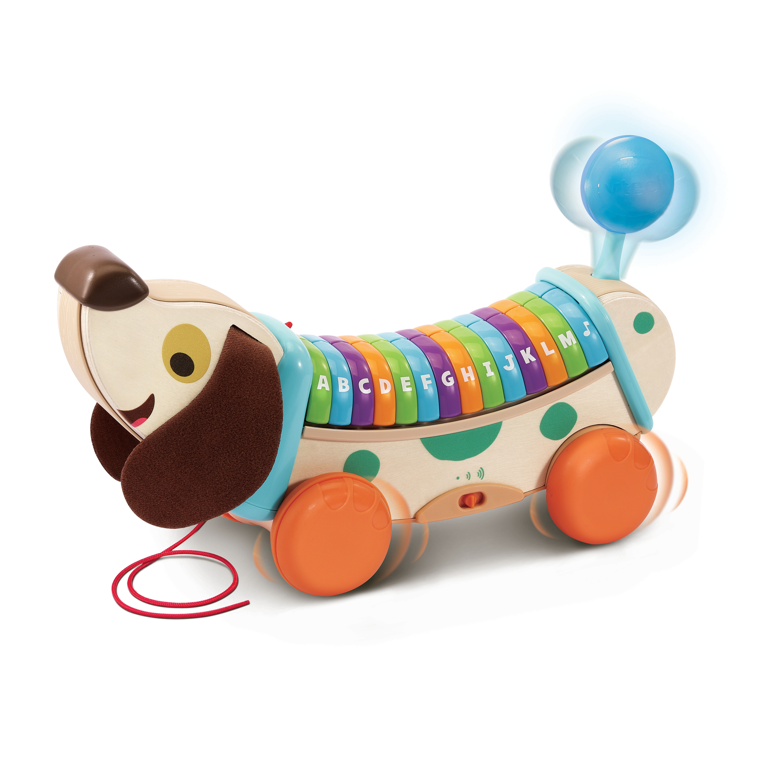 لعبة سحب VTech 80-615205 - كلب، 12-48 شهرًا، متعدد الألوان