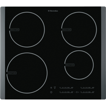 Electrolux EHD60151P Black Built-in Zone induction hob 4 zone(s)