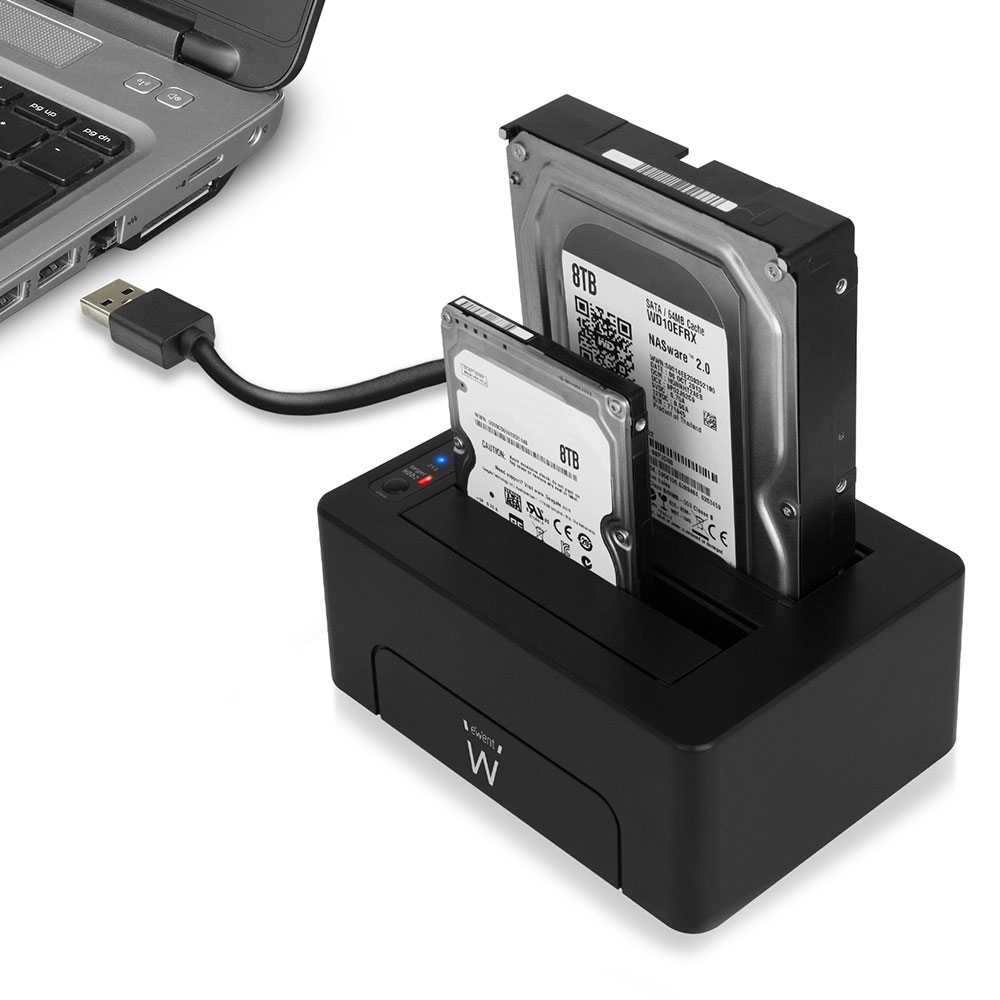 Ewent EW7014 storage drive docking station USB 3.2 Gen 1 (3.1 Gen 1) Type-A Black – image 6