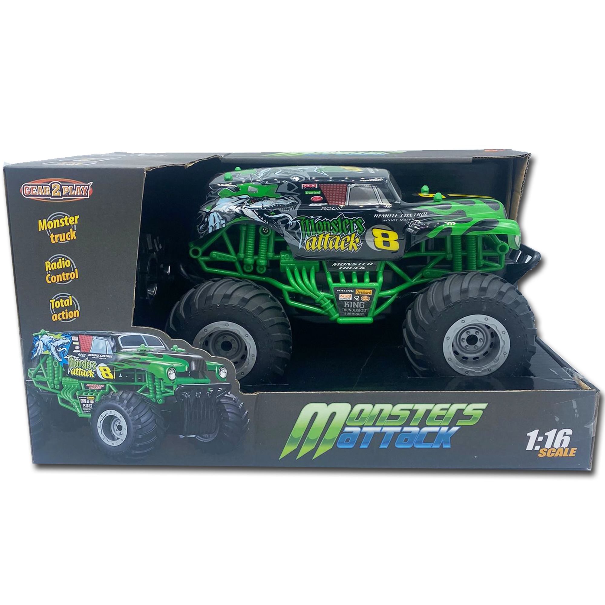 Gear2Play TR41620 Radio-Controlled (RC) model Monster truck Electric engine 1:16 – image 3