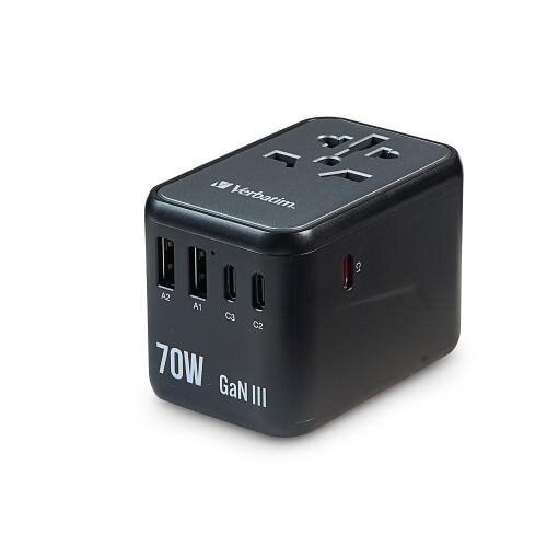 Verbatim 32124 mobile device charger Universal Black AC Fast charging Indoor