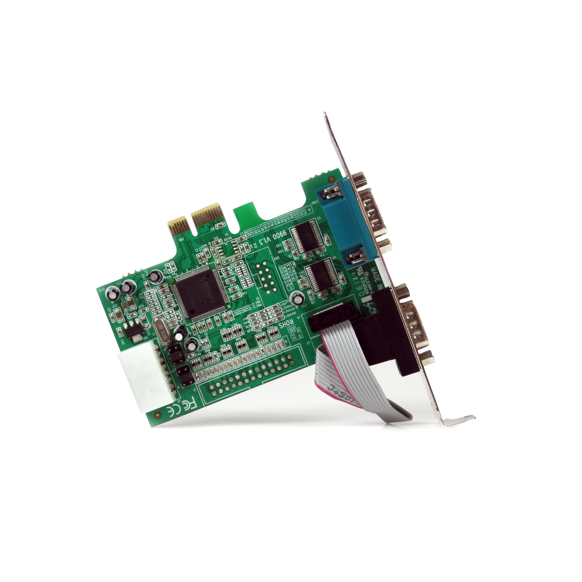 StarTech.com 2-Port PCI Express RS232 Serial Adapter Card, 16550 UART, PCIe to Dual Serial DB9 Host Controller, Windows & Linux, TAA - Replaced by PEX2S953 – image 2