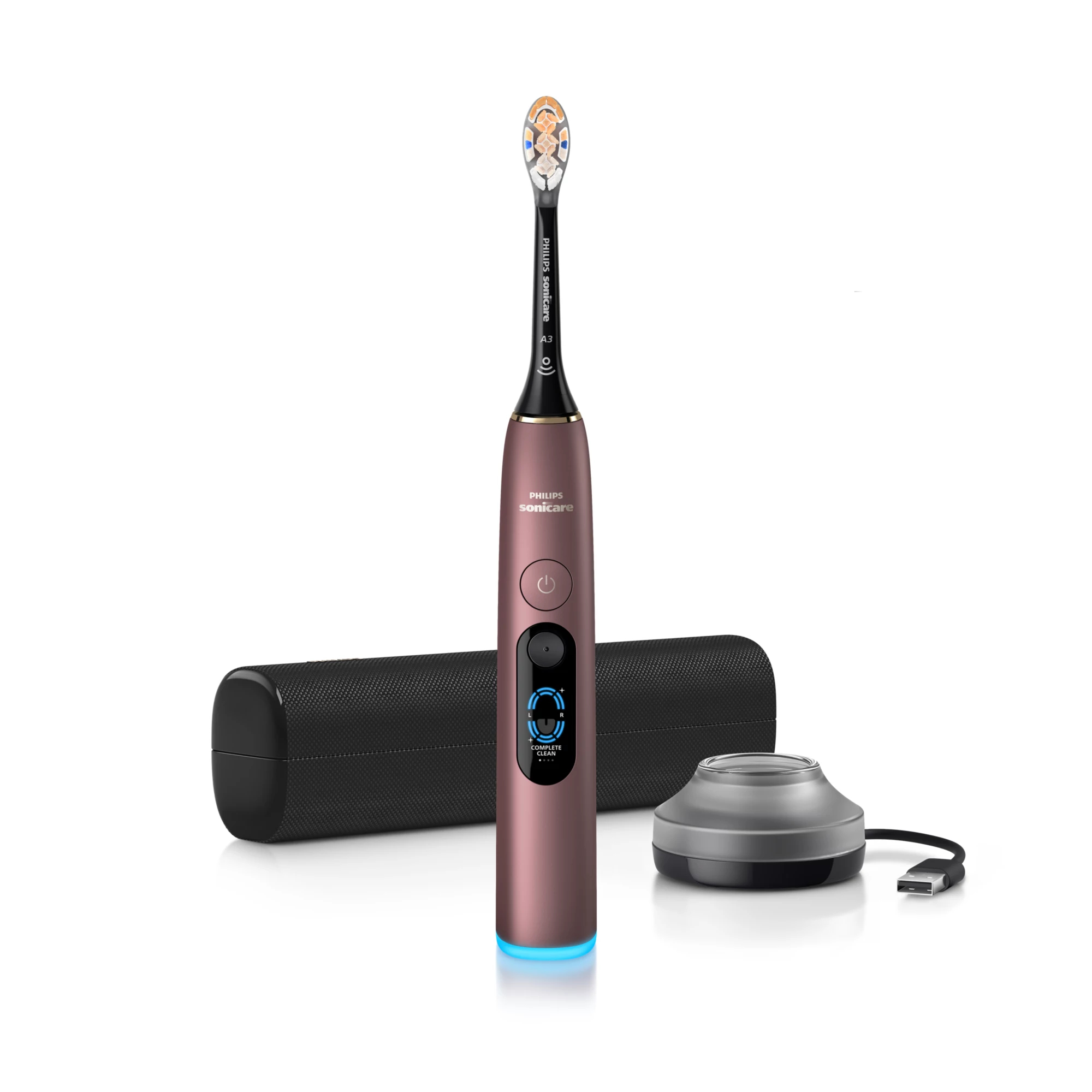 Philips HX9212/85 electric toothbrush Adult Sonic toothbrush Mauve – image 1