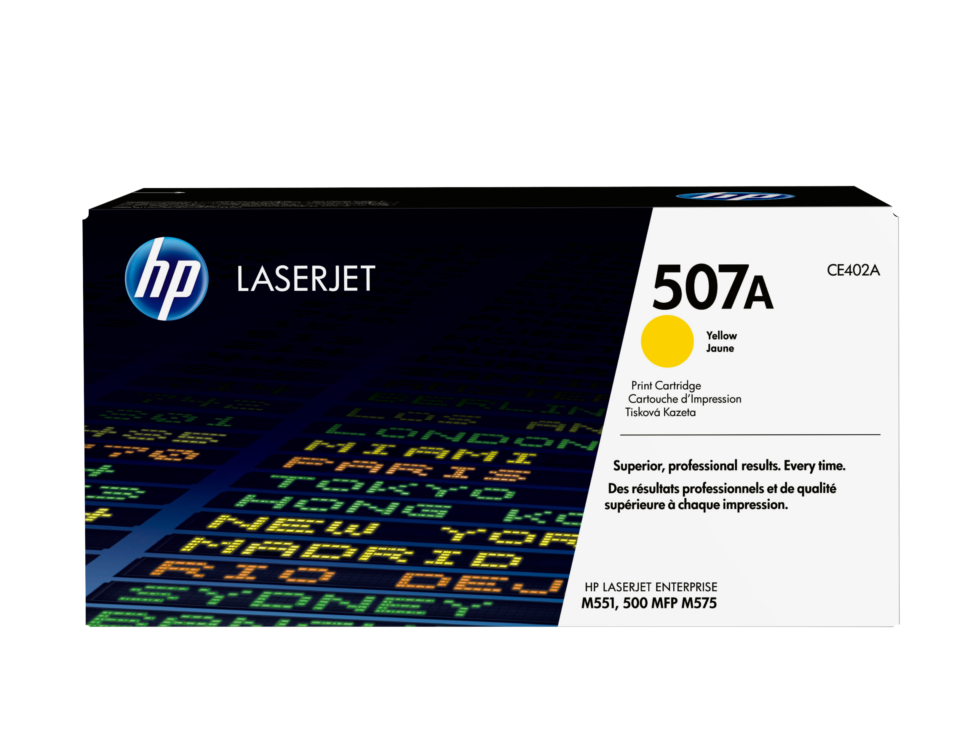 TONER CARTRIDGE 507A YELLOW LASERJET