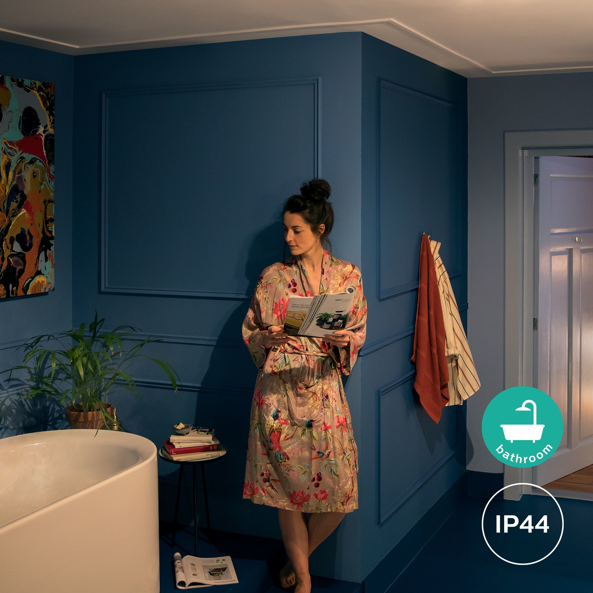 Philips by Signify Philips Hue White ambience Adore Bathroom ceiling light – image 5