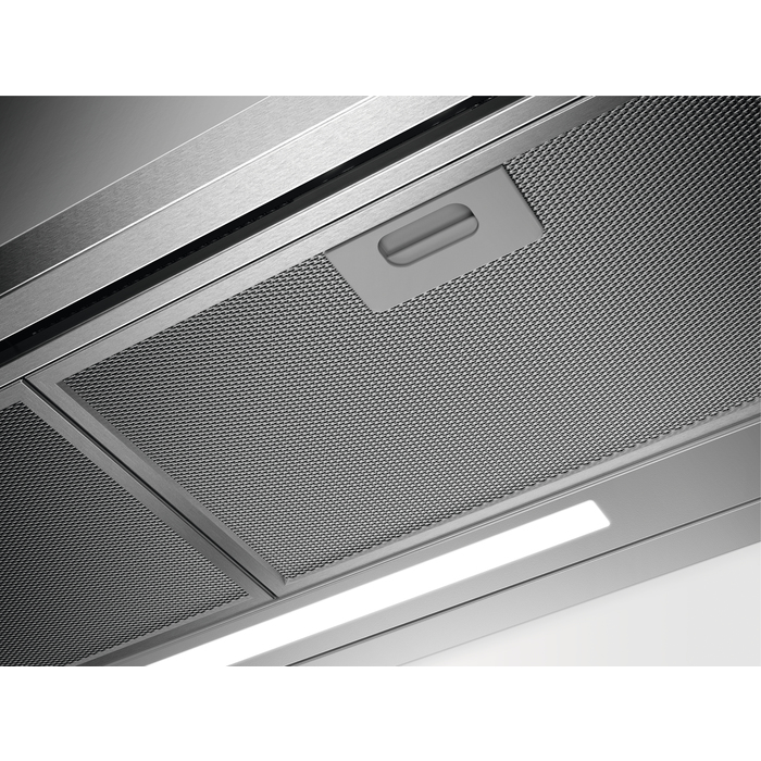 AEG DPB3940M cooker hood Semi built-in (pull out) Silver 440 m³/h – image 2