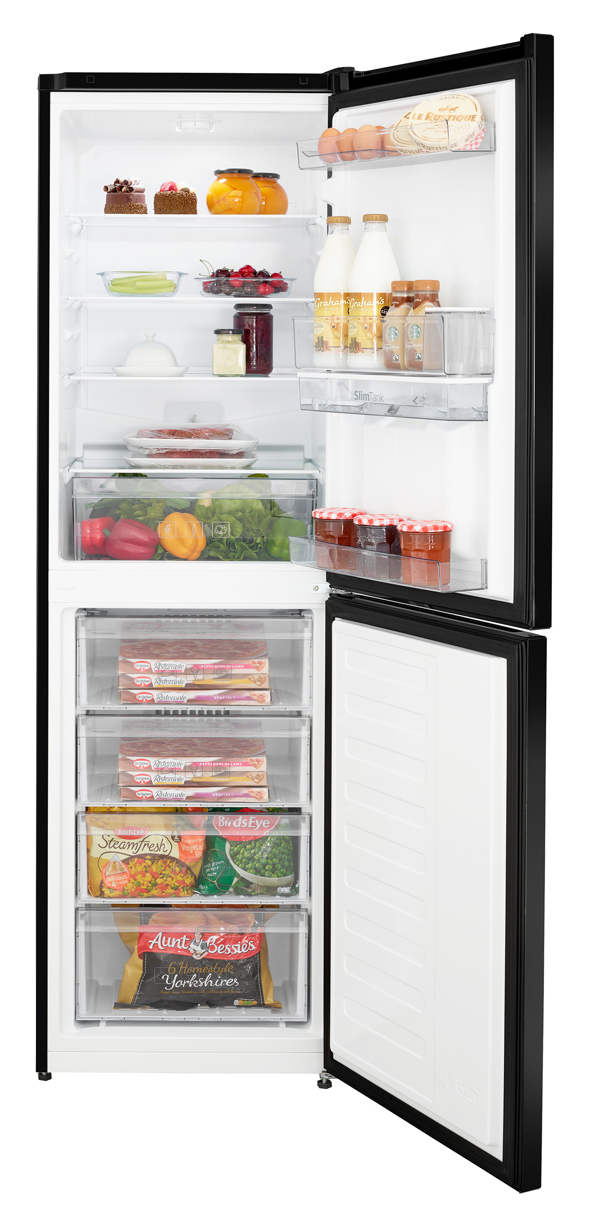 Beko CFG3582DB Freestanding Frost Free Fridge Freezer with Water Dispenser – image 3