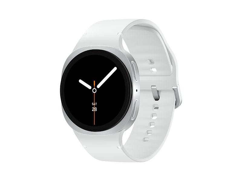 Samsung Galaxy Watch 8, LTE + Bluetooth, 40mm, Sport Band, White, S/M + Sport Band, White, M/L – image 1
