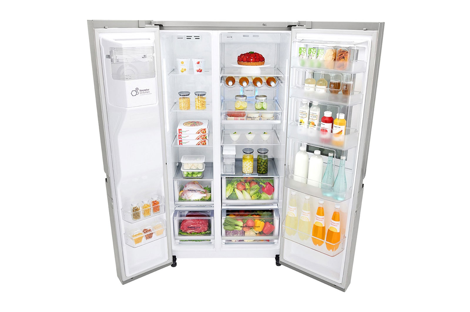 LG GSX961NEVZ side-by-side refrigerator Freestanding – image 6