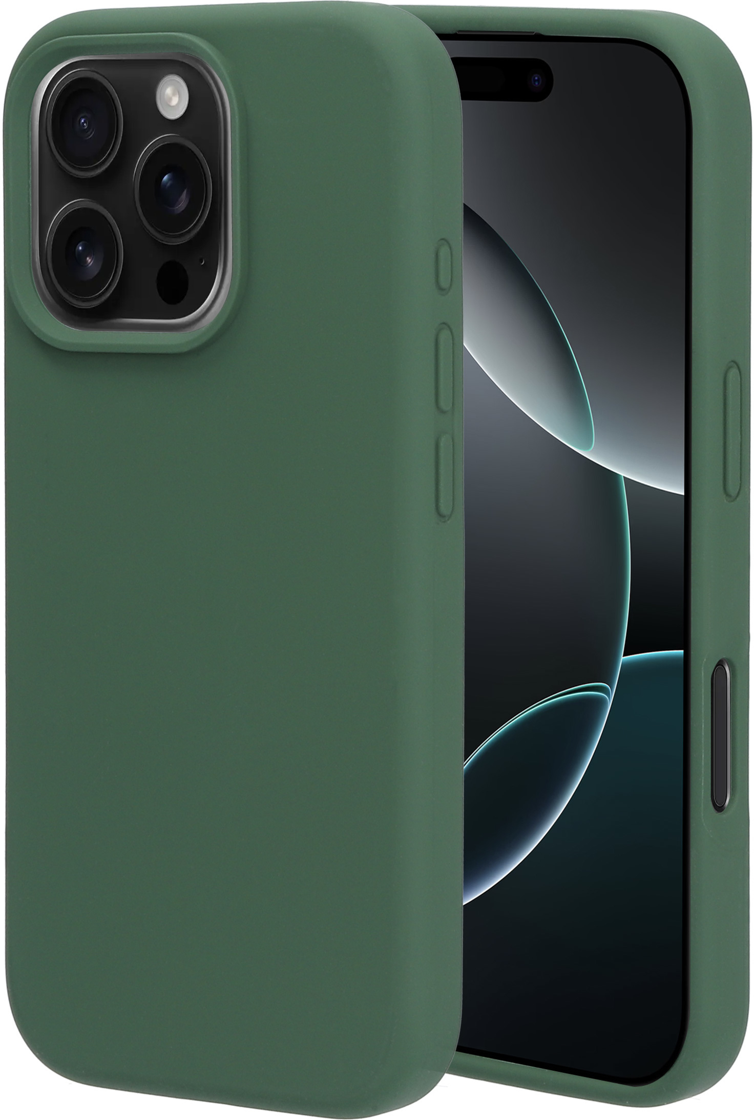 Mobiparts Silicone Cover Apple iPhone 16 Pro Forest Green – image 1